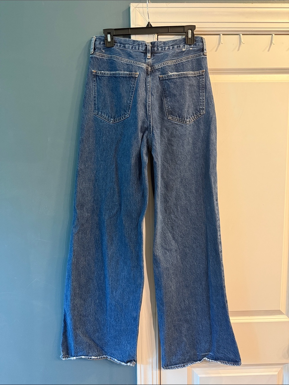 Agolde Dame High Rise Wide Leg Jeans 28x33 - Picture 2 of 6